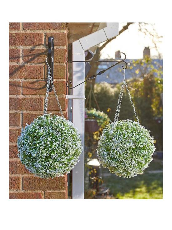 front image of smart-garden-pair-of-faux-gypsophila-topiary-hanging-balls