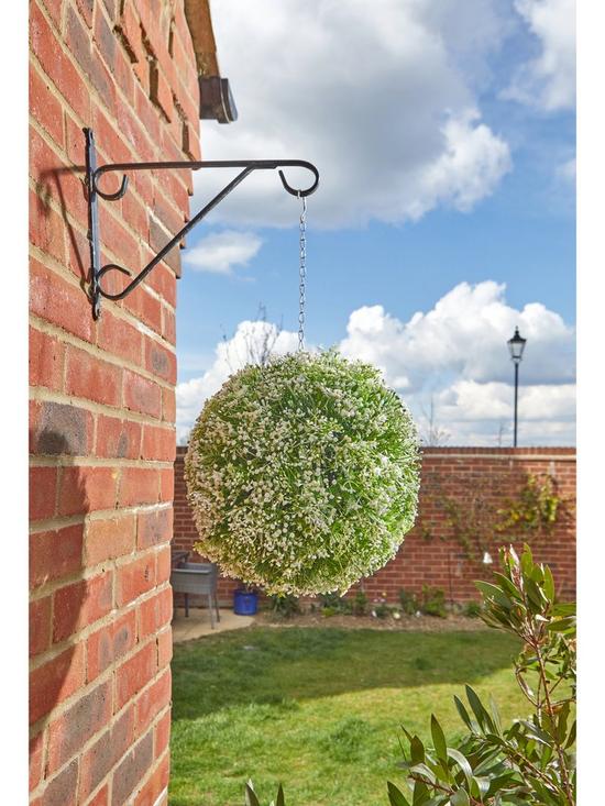 stillFront image of smart-garden-pair-of-faux-gypsophila-topiary-hanging-balls