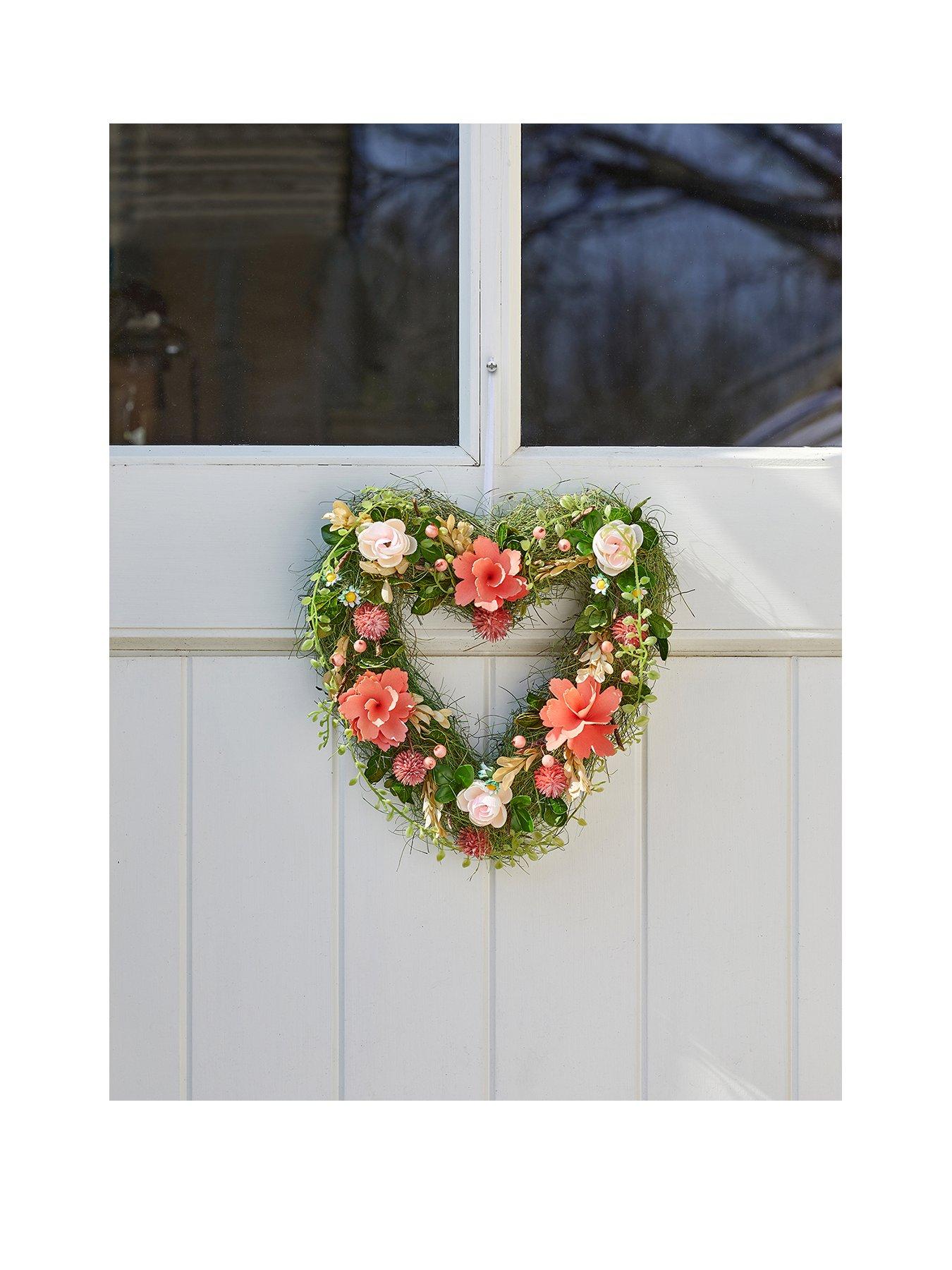  image of smart-garden-floranbspheart-door-wreath