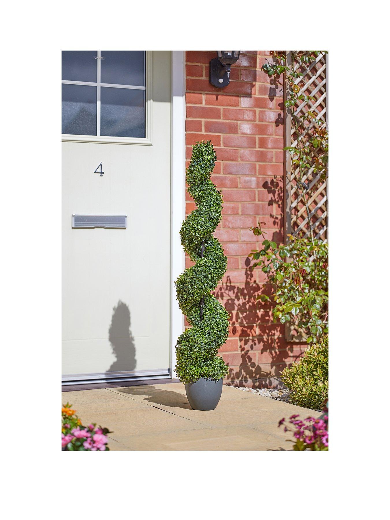 undefined Faux Topiary Twirl Plant 120cm