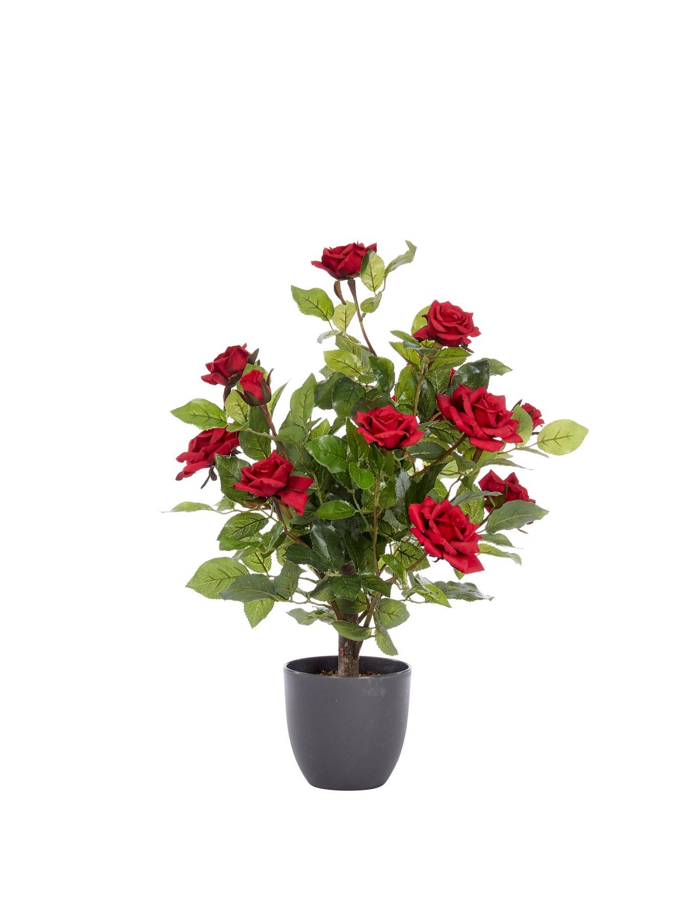  image of smart-garden-60cm-ruby-red-faux-rose-plant