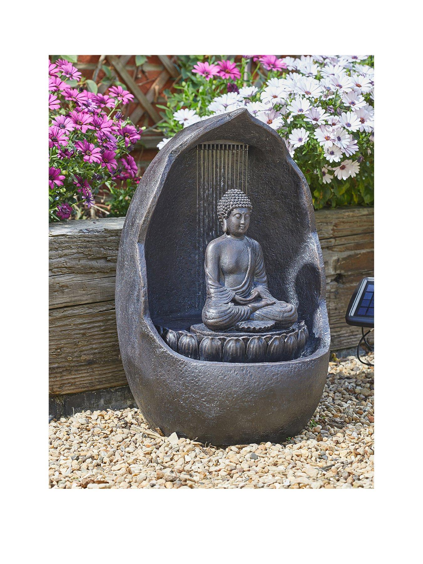 Image 1 of 3 of Smart Solar Buddha Solar Water Feature