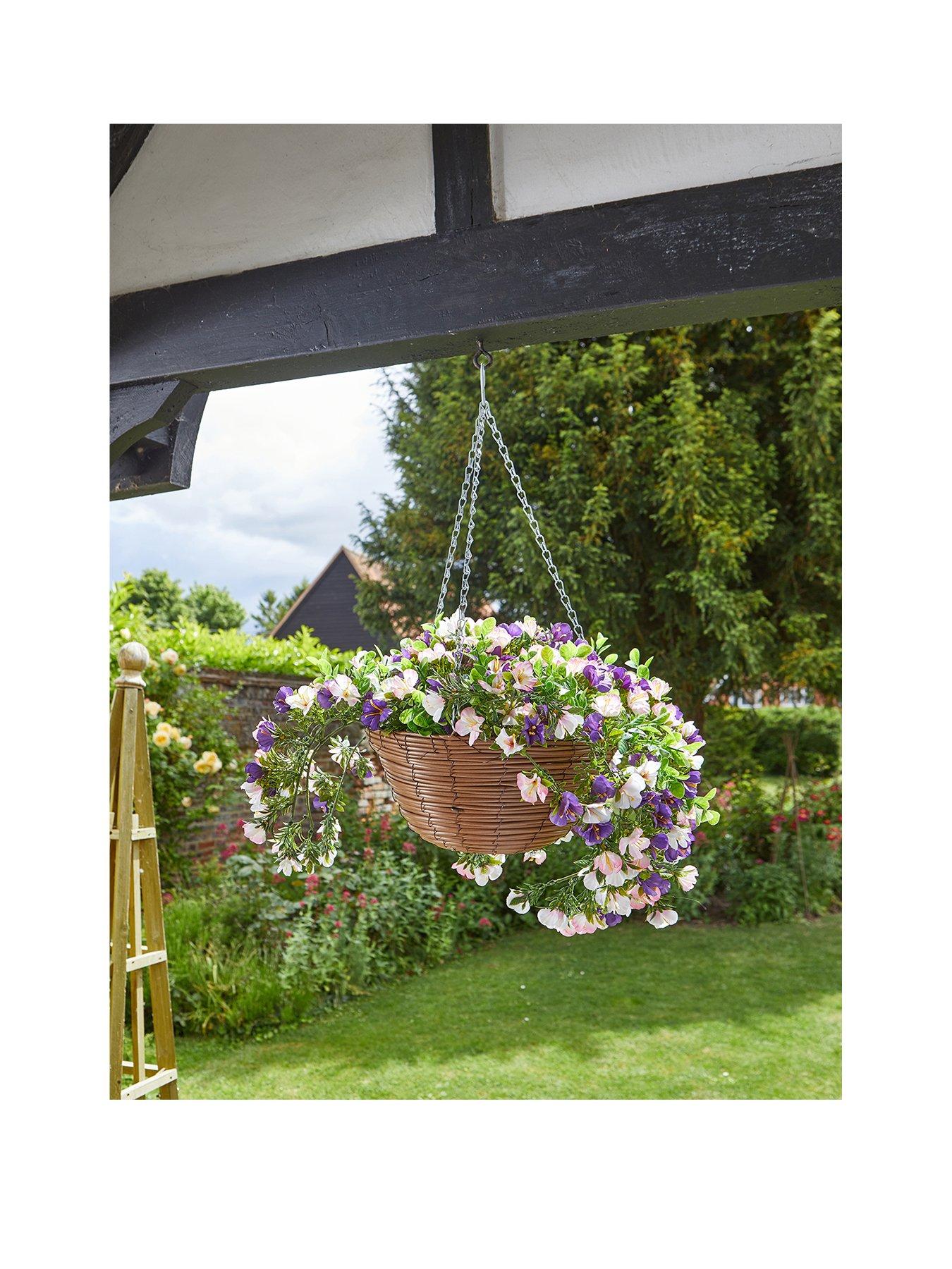 Smart Garden Faux Petunia Hanging Basket