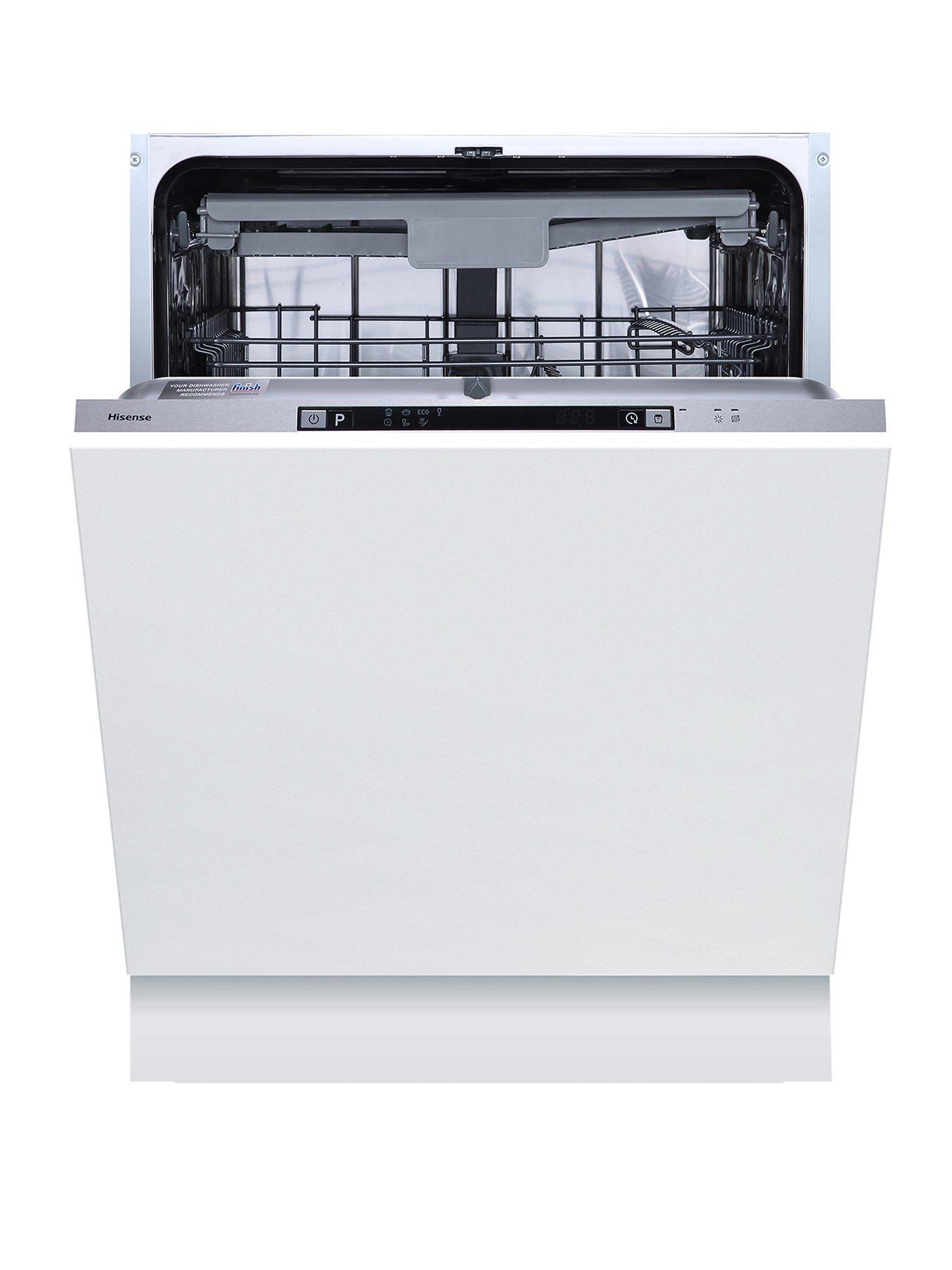  image of hisense-hv623d15uk-full-size-fully-integrated-30-minute-quick-wash-14-place-dishwasher