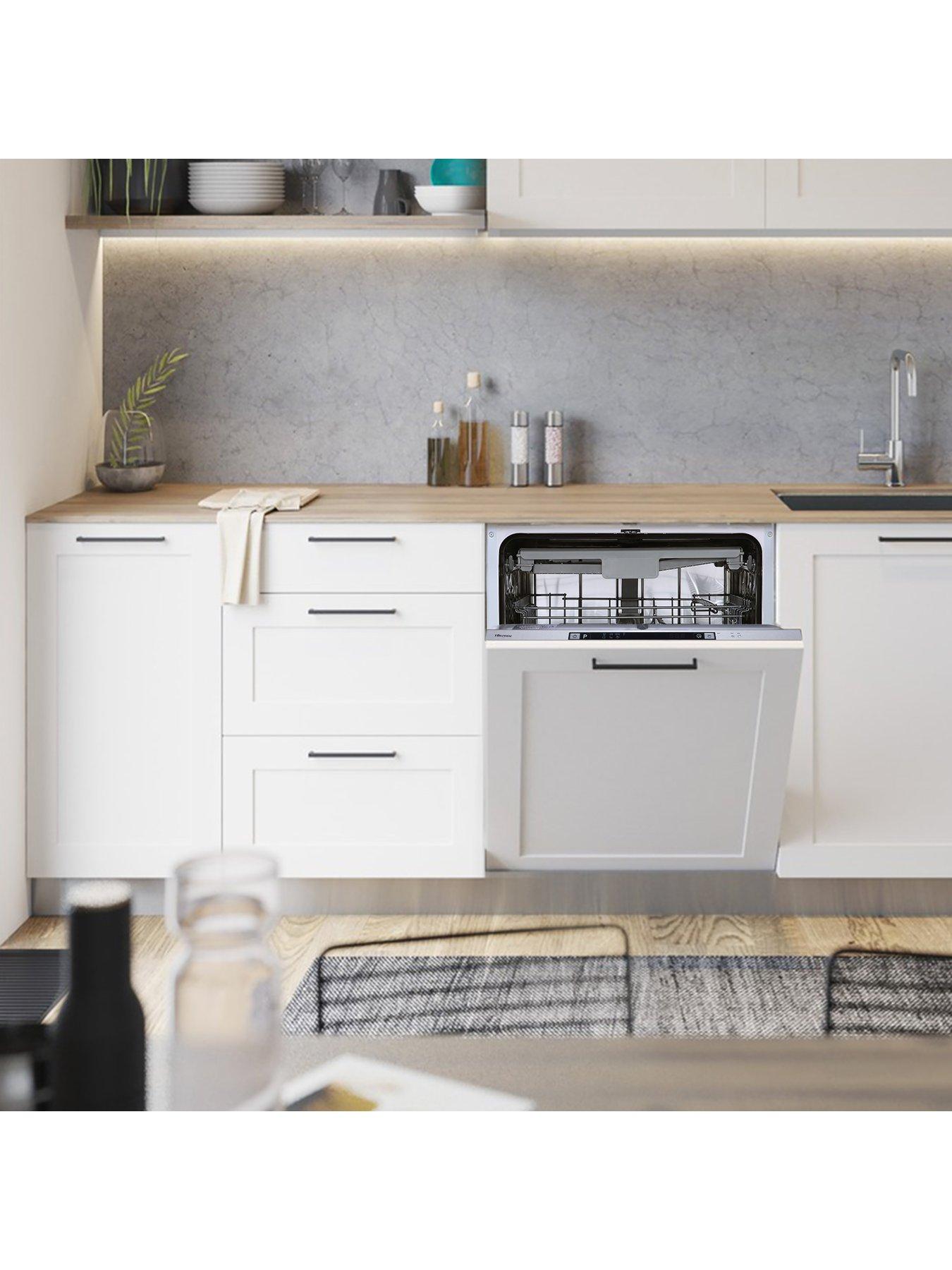  image of hisense-hv623d15uk-full-size-fully-integrated-30-minute-quick-wash-14-place-dishwasher