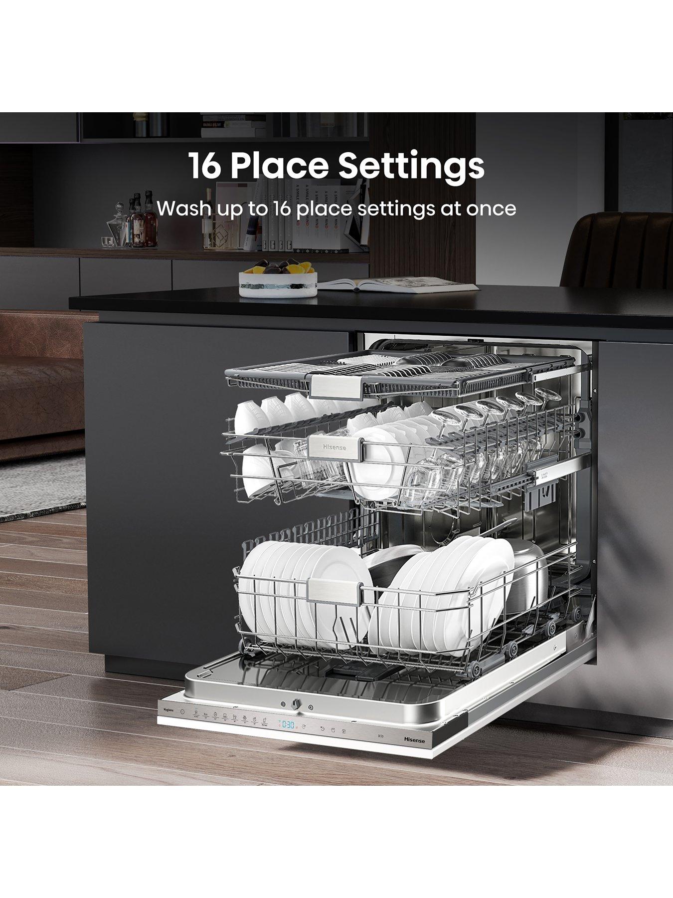  image of hisense-hv673c61uk-fullsize-16-placenbspfully-integrated-dishwasher