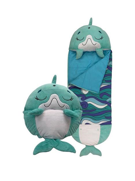 happy-nappers-blue-disco-dolphin-sleeping-bag--nbspmedium