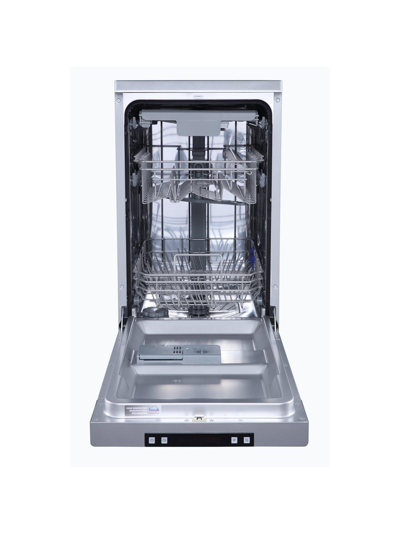  image of hisense-hs523e15xuk-slimline-30-minute-quick-wash-10-place-dishwasher-ndash-stainless-steel