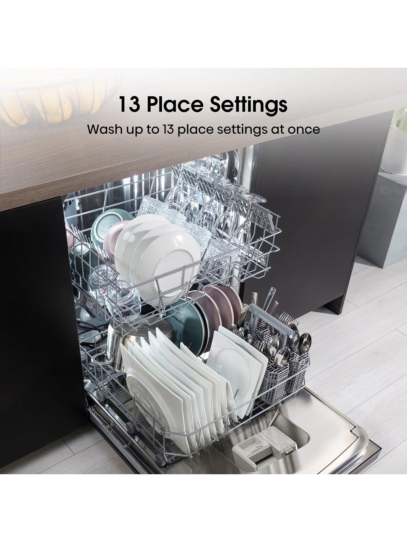 Image 2 of 7 of Hisense HS622E90BUK 13-Place&nbsp;Freestanding Dishwasher&nbsp;- Black
