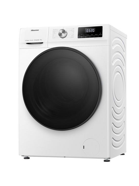 stillFront image of hisense-3-series-wfqa8014evjm-8kg-load-1400-rpm-spin-washing-machine-white