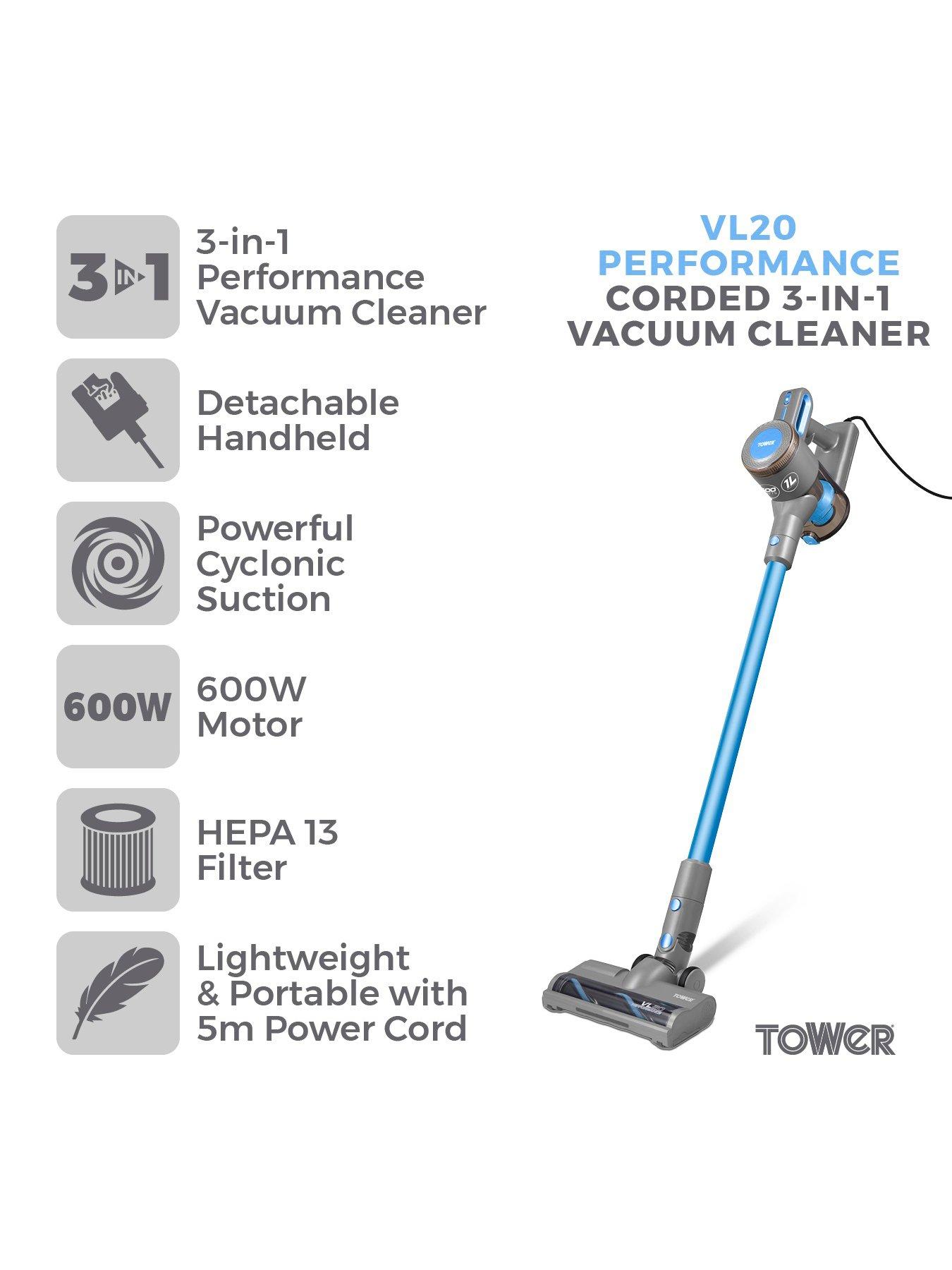 Tower VL20 3in1 Performance Corded Vacuum Cleaner