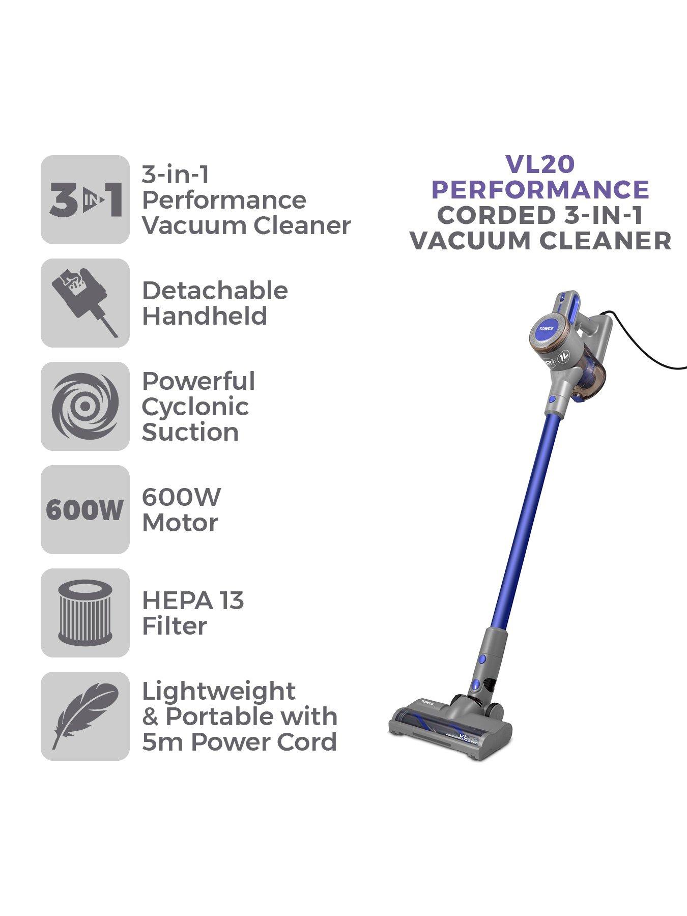 Image 2 of 6 of Tower VL20 Performance Pets Corded Vacuum Cleaner
