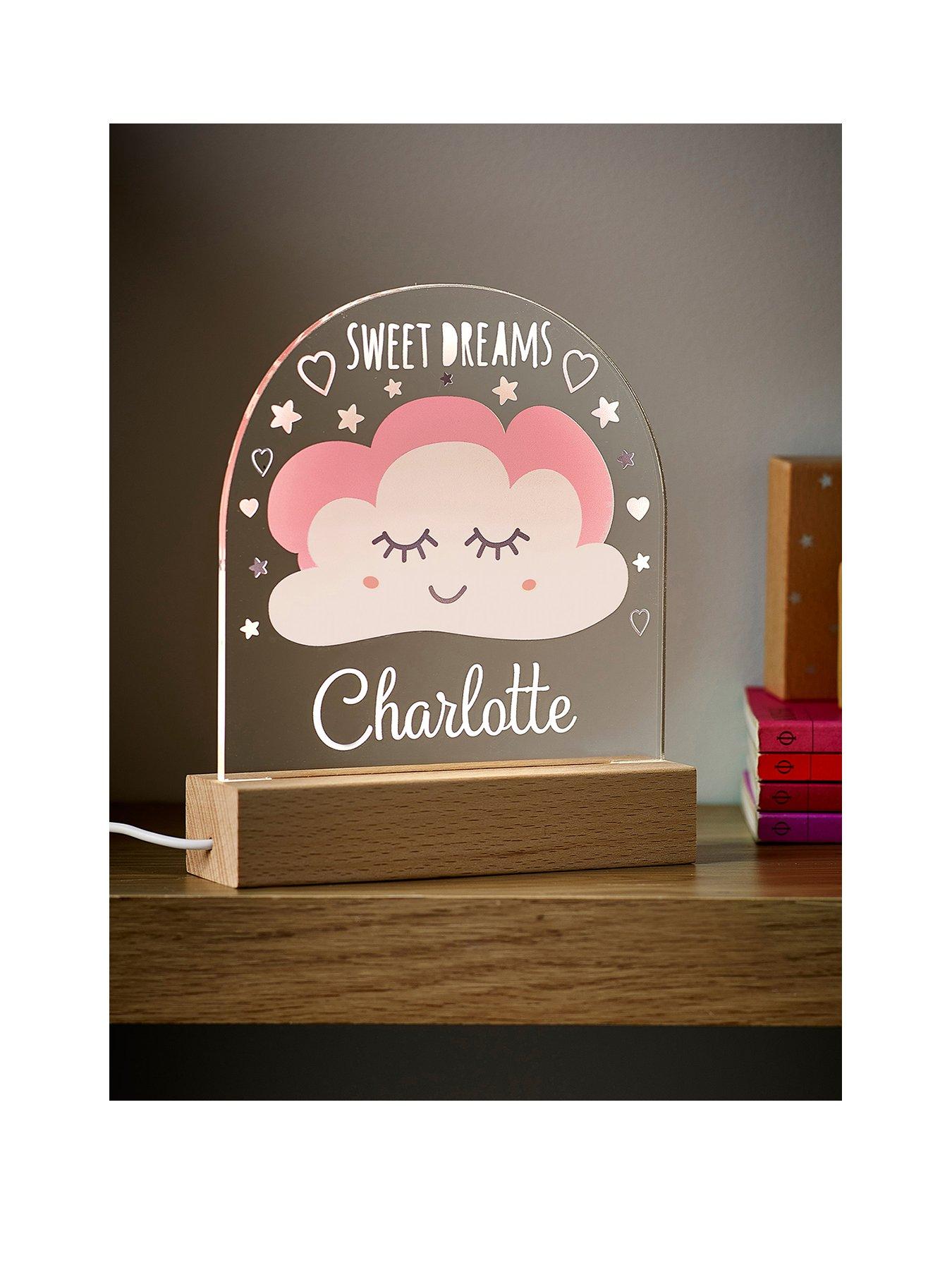 undefined Personalised LED "Sweet Dreams" Night Light