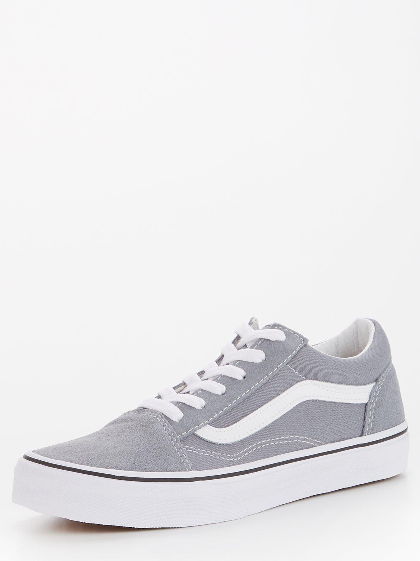 Grey vans old skool junior sale