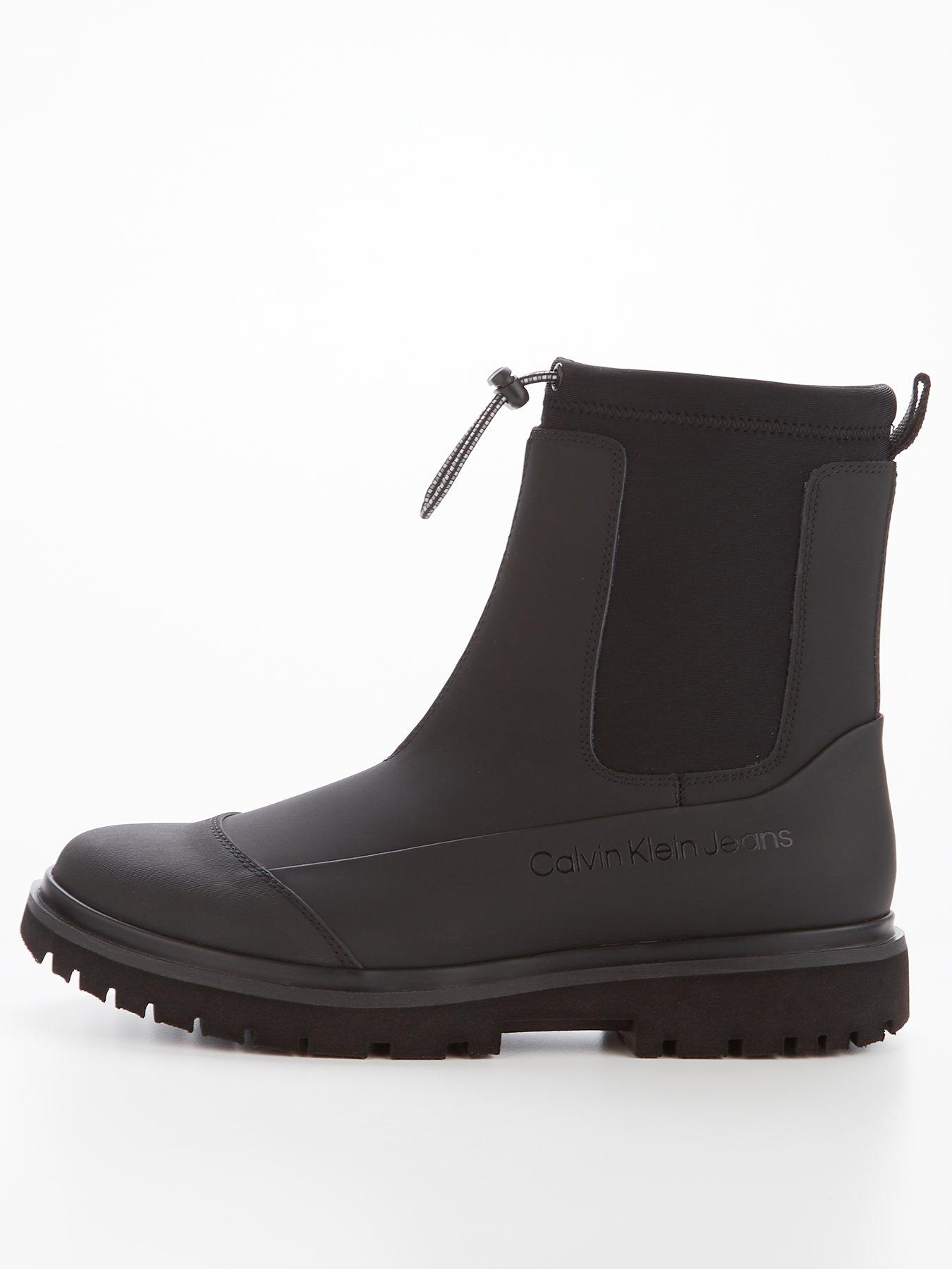 Calvin fashion klein leather boots