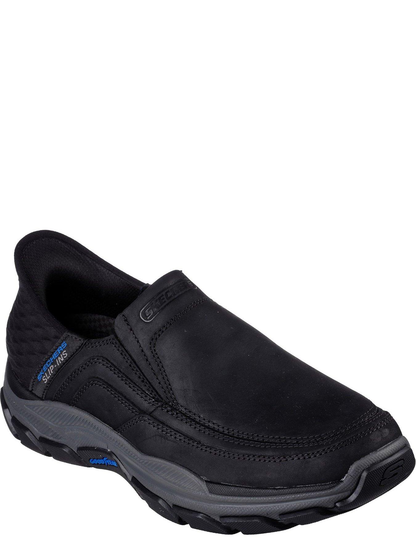 Image 2 of 4 of Skechers Respected Elgin Slip On Trainer - Black