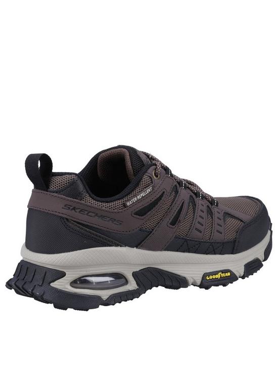 stillFront image of skechers-goodyear-lace-up-outdoor-sneaker-air-cooled-memory-foam-walking-shoe