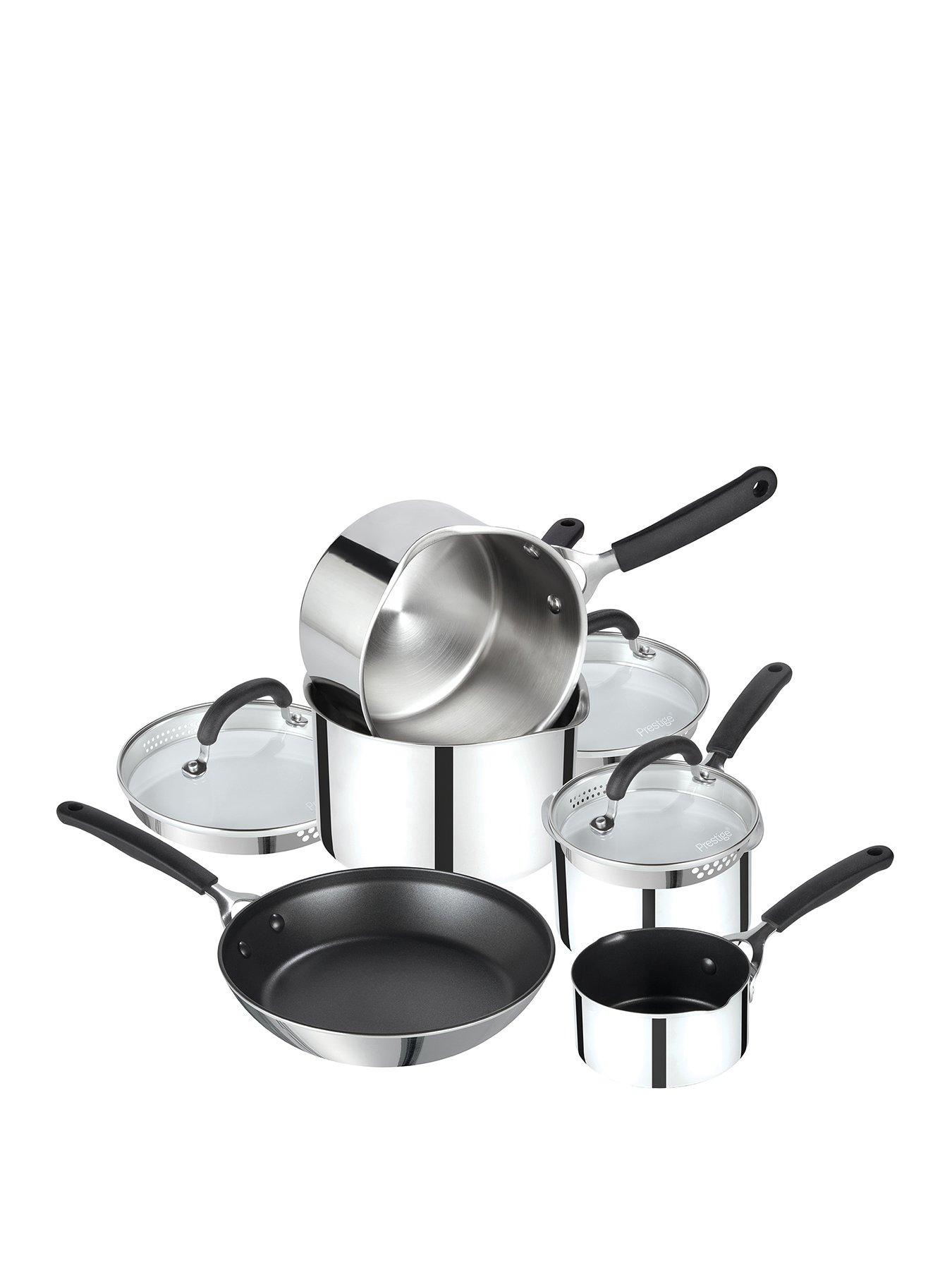 Prestige Made to Last 5-Piece Stainless Steel Cookware Set