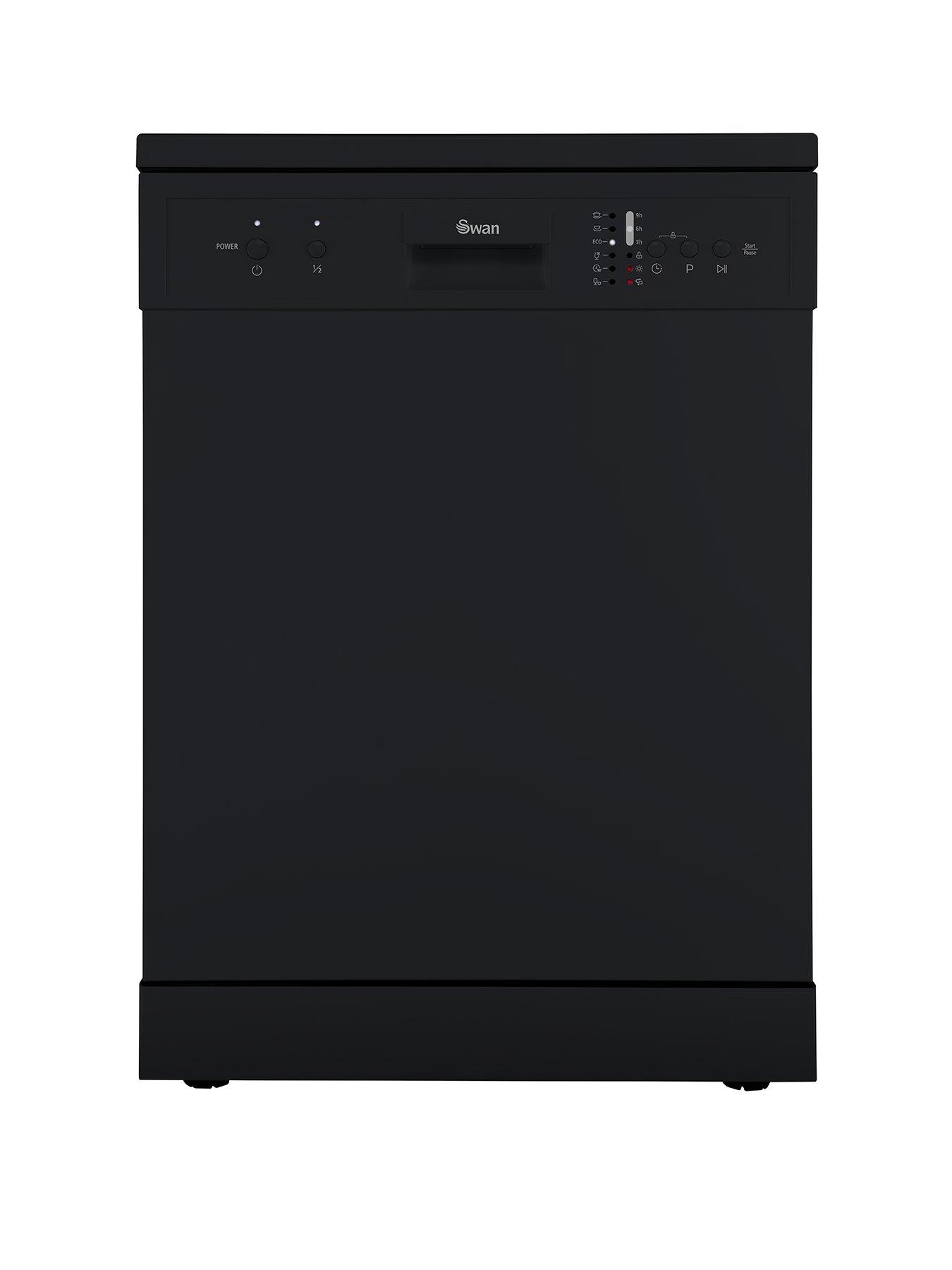 Image 1 of 5 of Swan SDW751150B 12-Place Fullsize Dishwasher - Black