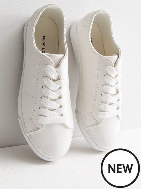 new-look-white-leather-look-lace-up-trainers