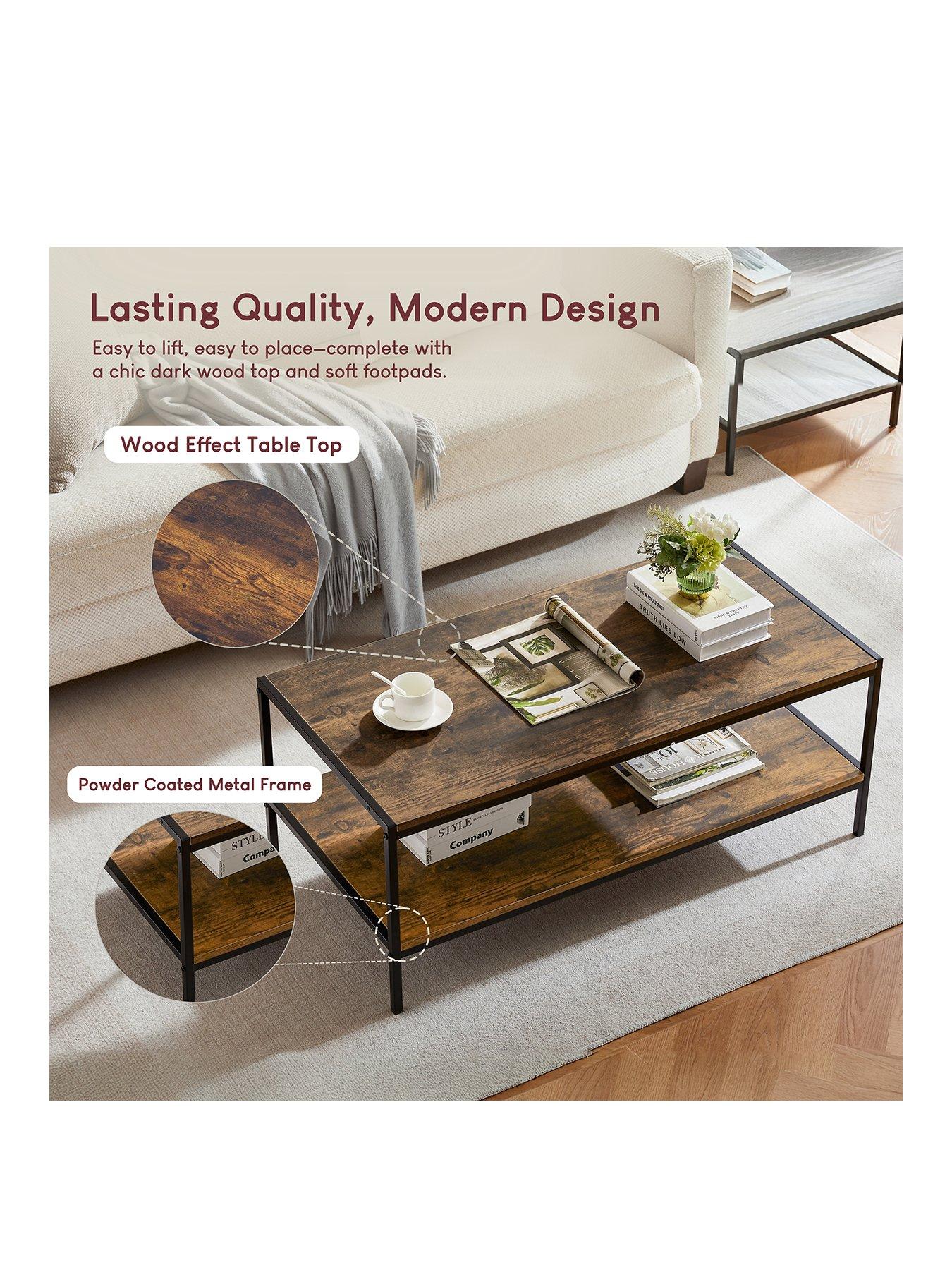 Vida Designs Brooklyn Coffee Table Dark Oak