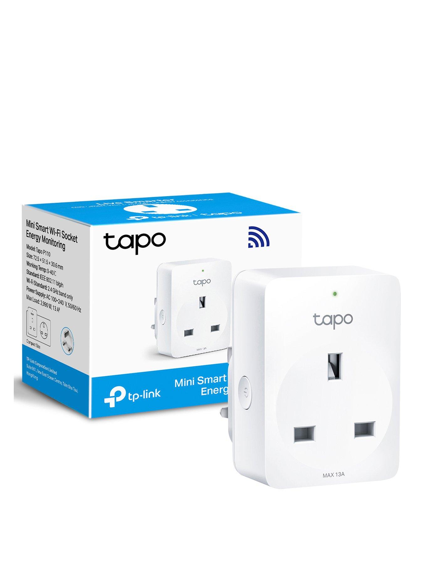 Image 1 of 7 of TP Link Tapo P110 Smart Socket with Energy Monitoring (4-Pack)
