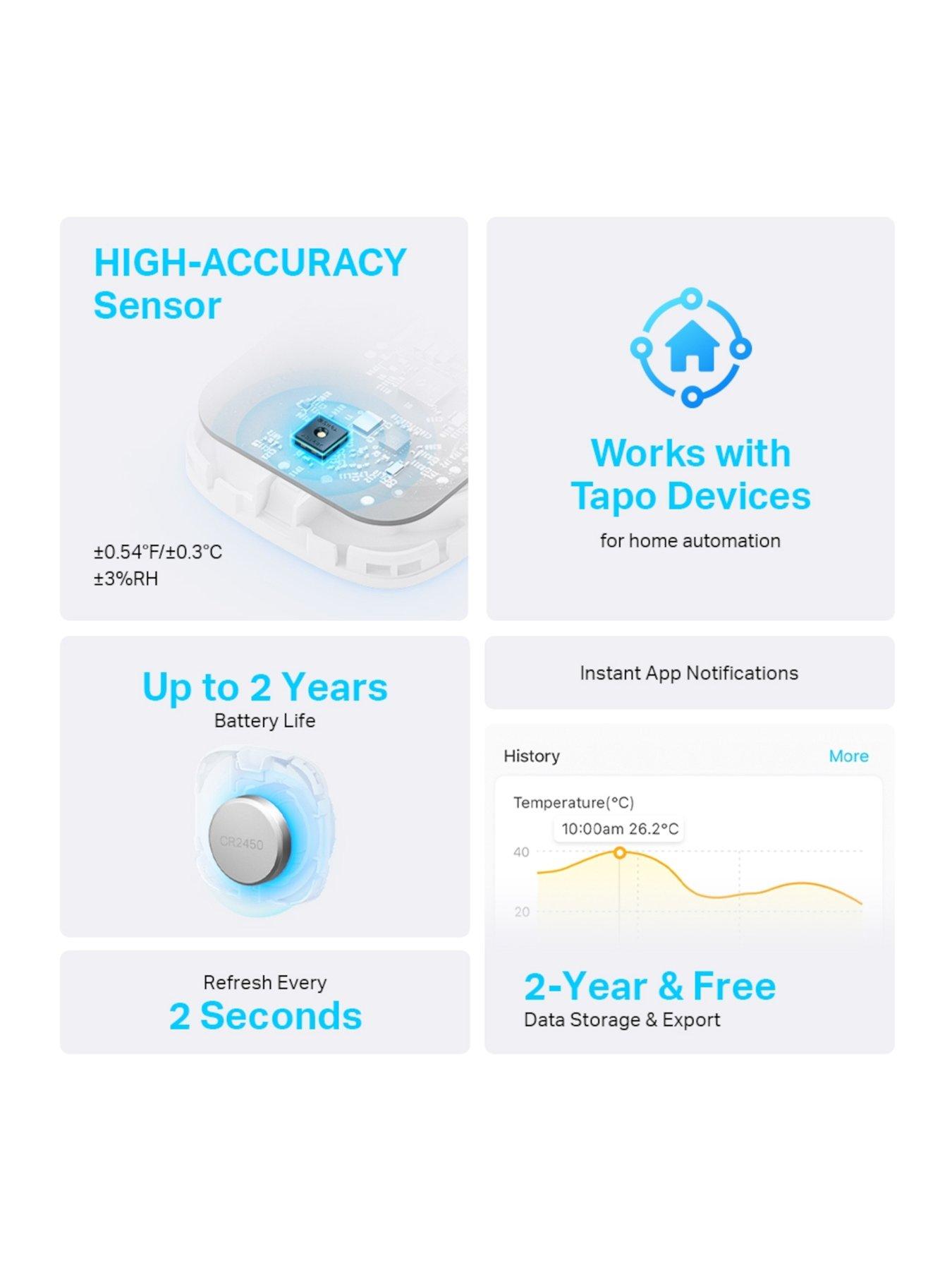 Image 4 of 7 of TP Link Tapo T310 Smart Temperature &amp; Humidity Sensor
