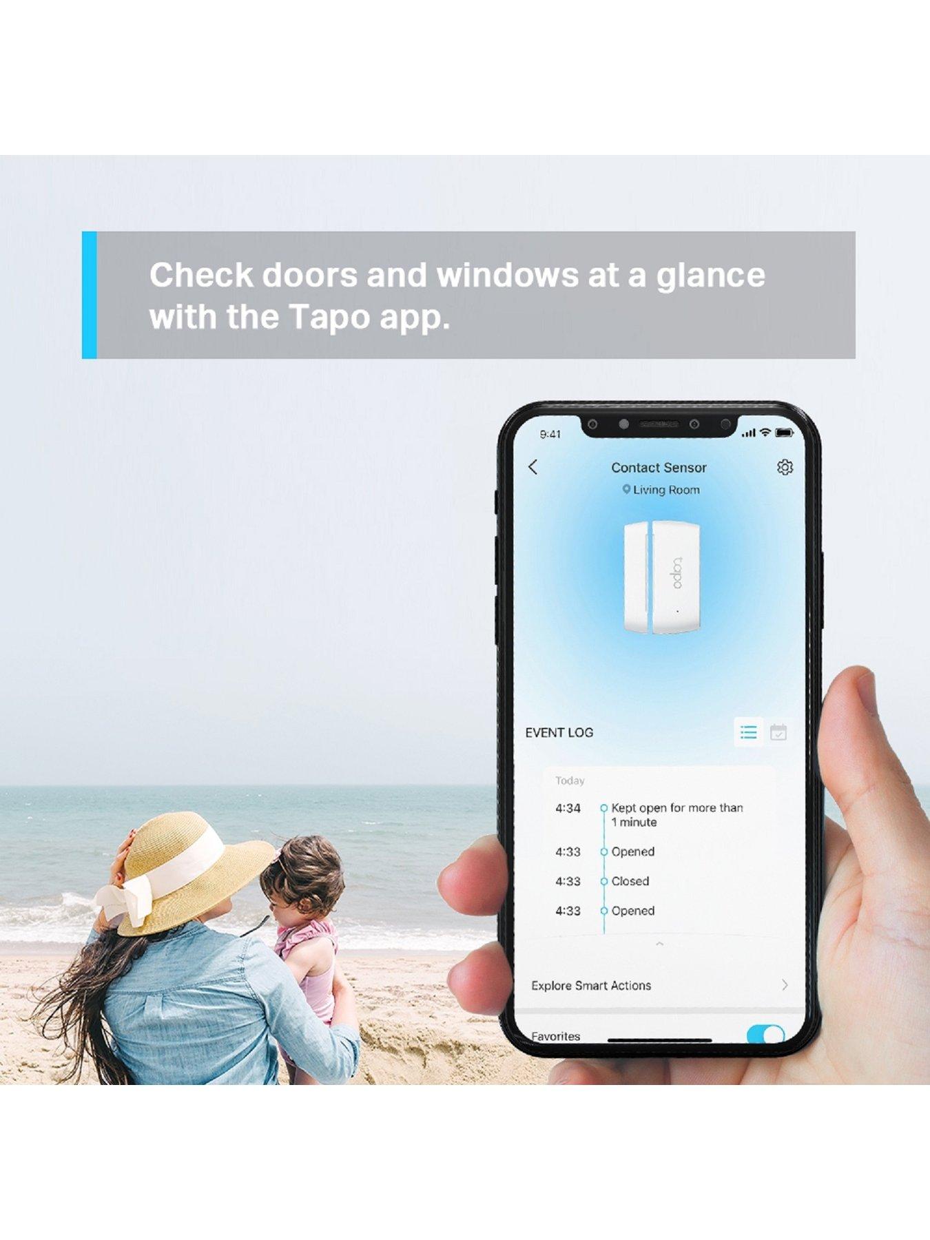  image of tp-link-tapo-t110-smart-window-amp-door-smart-contact-with-real-time-monitoring-from-anywhere