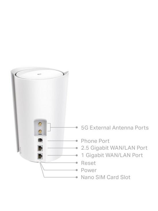 stillFront image of tp-link-deco-x80-5g-ax6000-whole-home-wi-fi-1-pack-solution