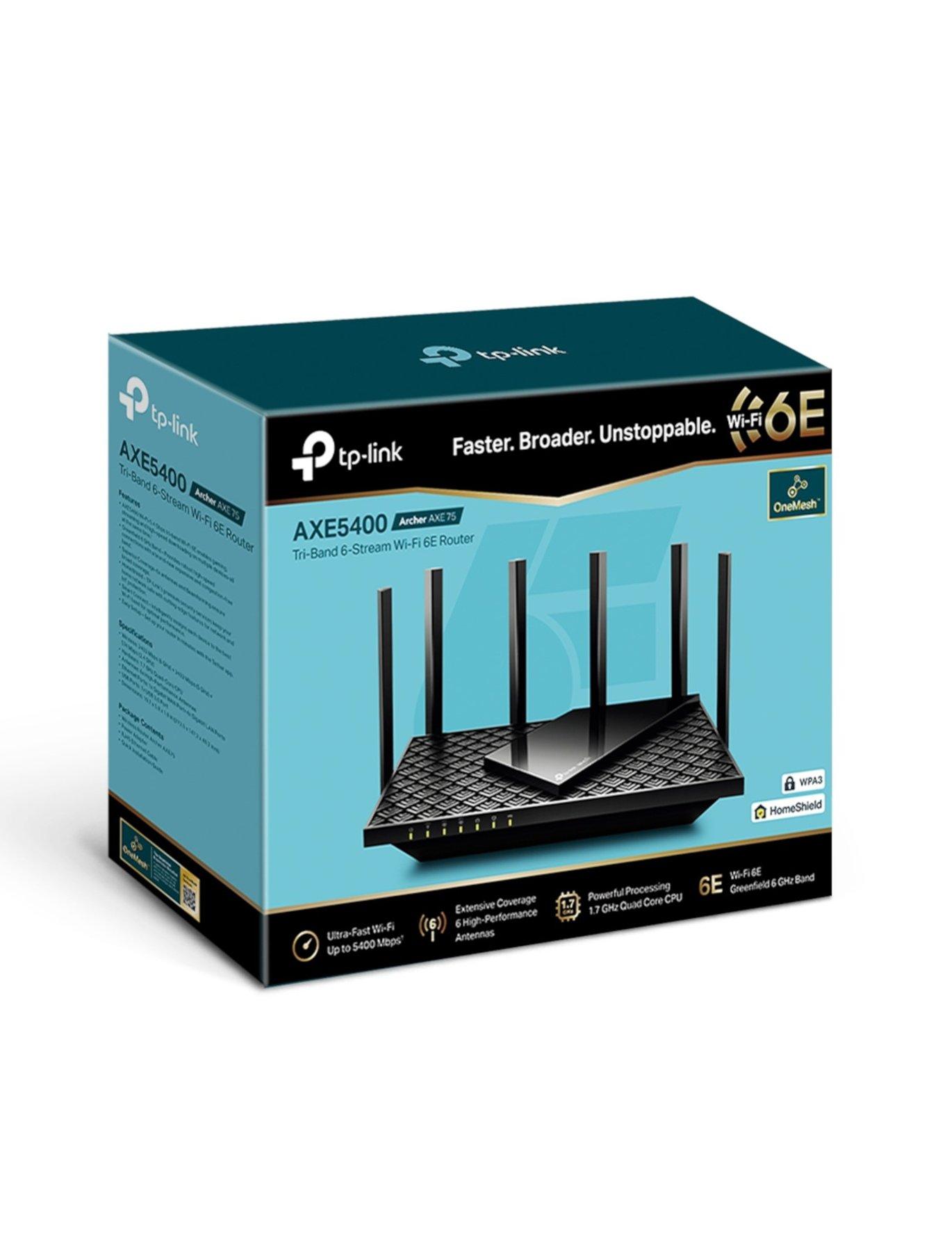 Image 4 of 4 of TP Link Archer AXE75 AX5400 Wi-Fi 6E Tri-Band Gigabit Router (for cable)