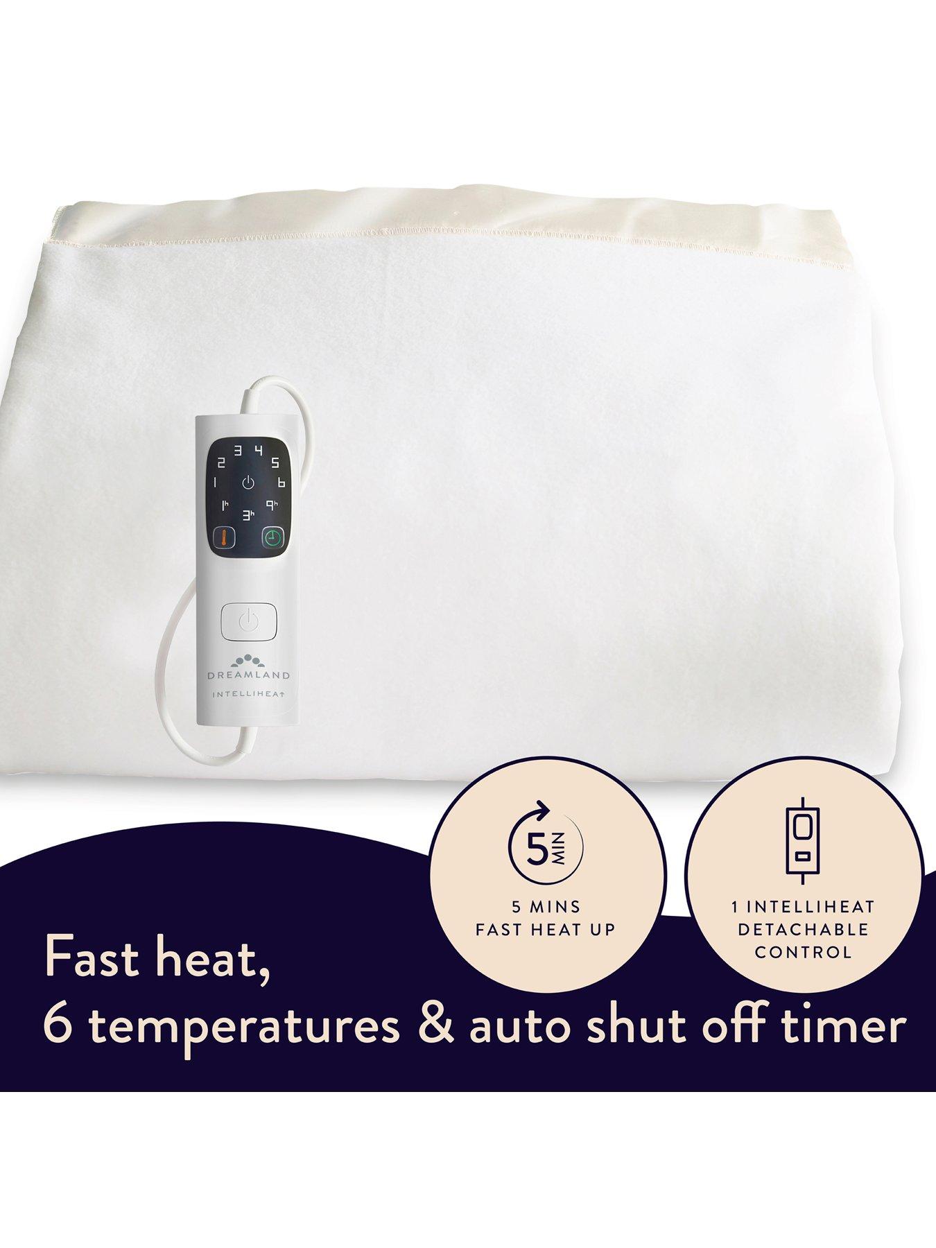  image of dreamland-peaceful-dreams-electric-overblanket-white
