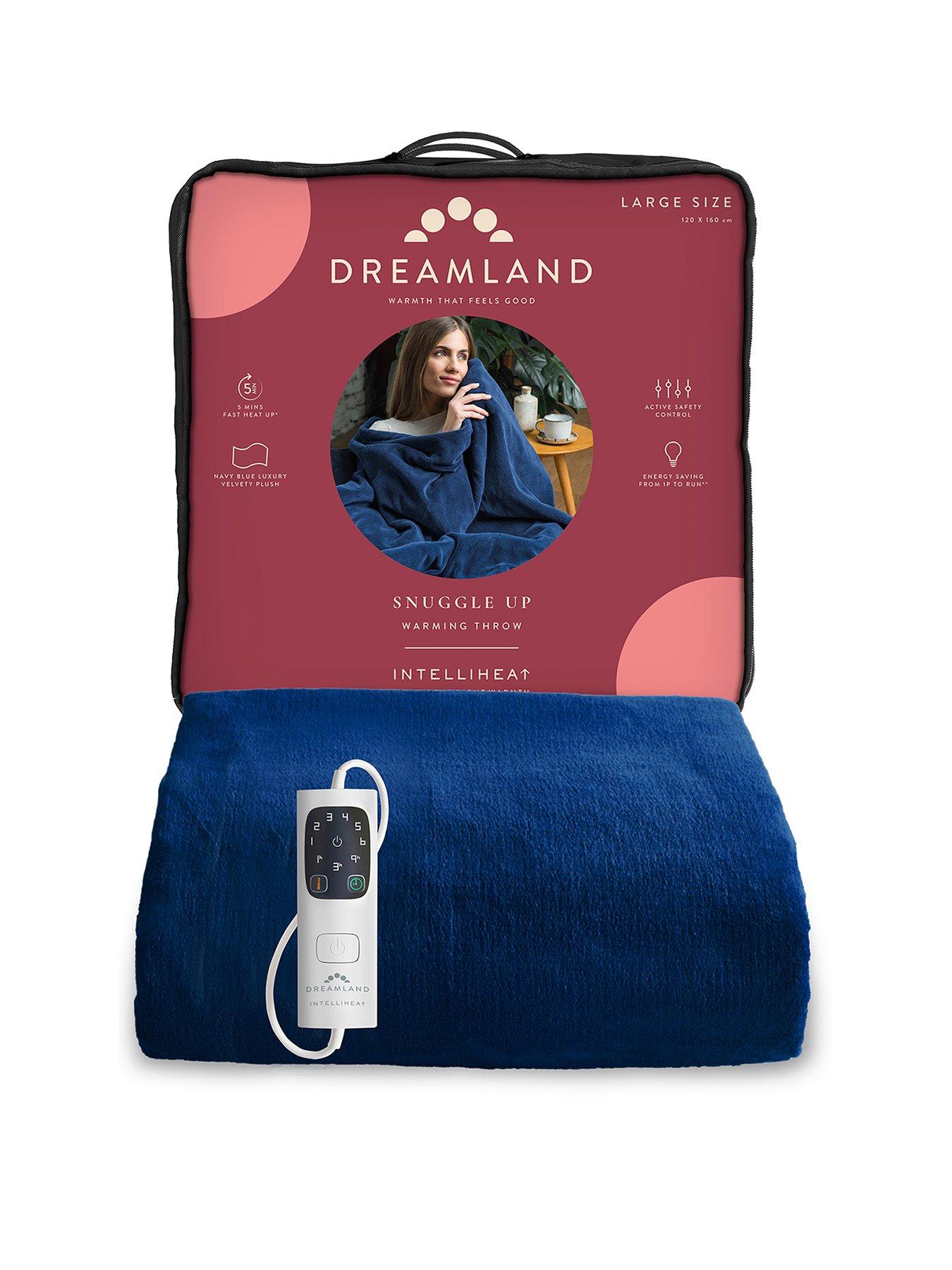 undefined Relaxwell Luxury Heated Navy Throw