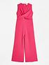  image of river-island-girlsnbspsleeveless-jumpsuit-pink
