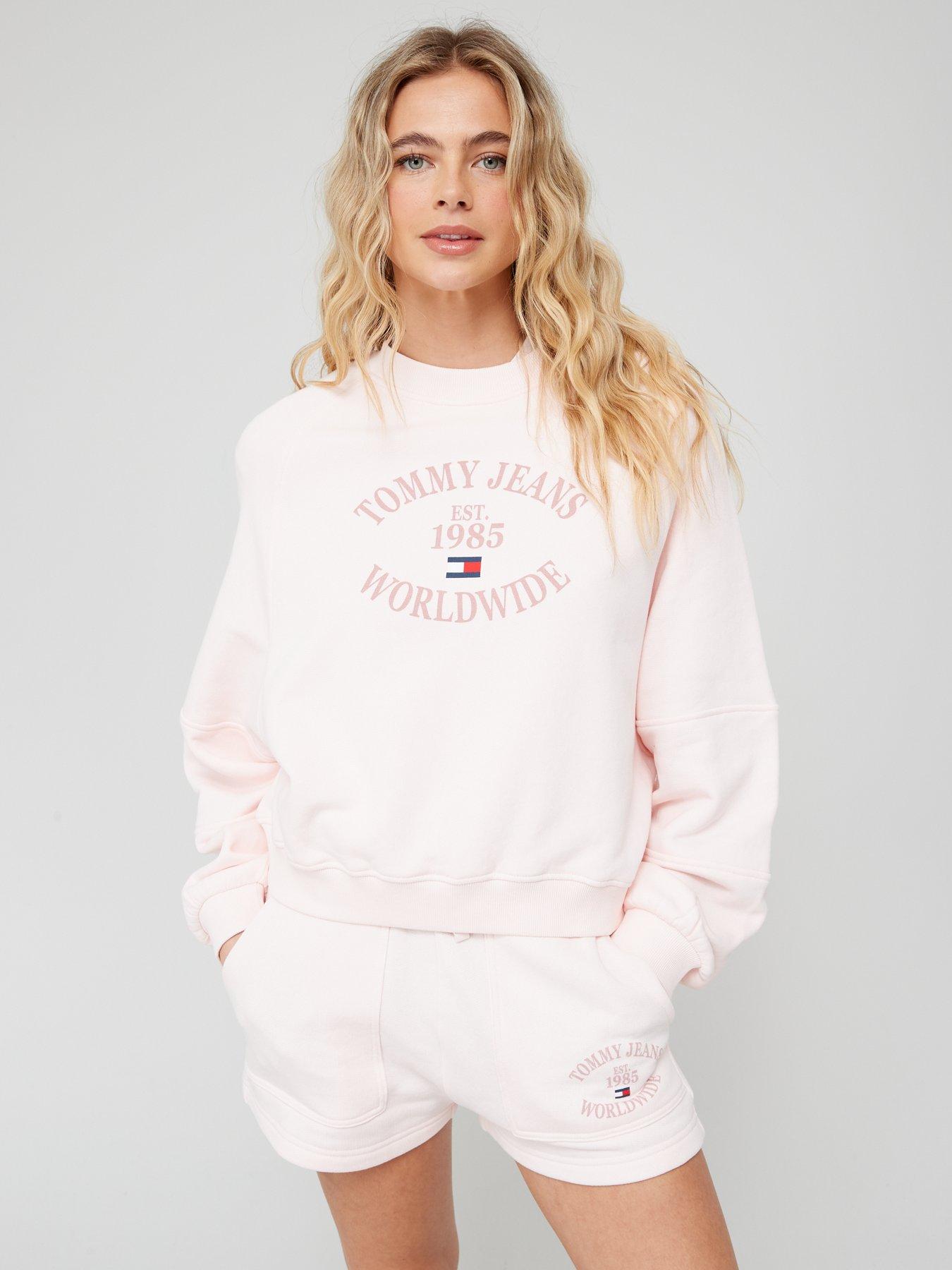 Tommy jeans sweater deals pink