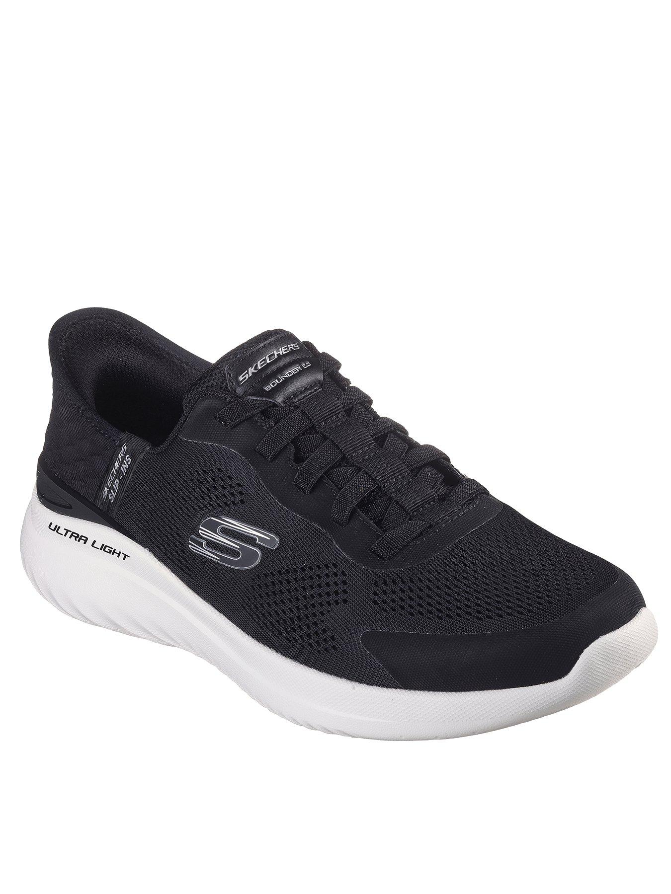 Skechers Slip-Ins Bounder 2.0 Trainers - Black | littlewoods.com