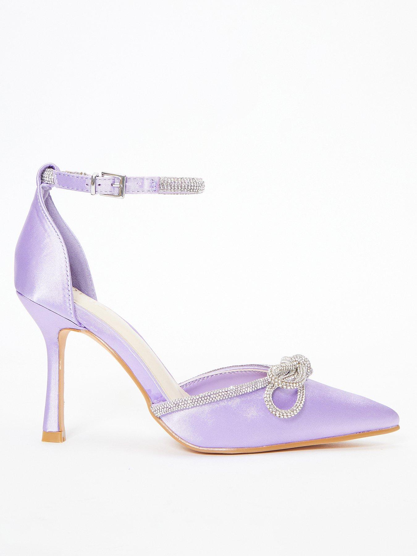 Lilac purple heels on sale