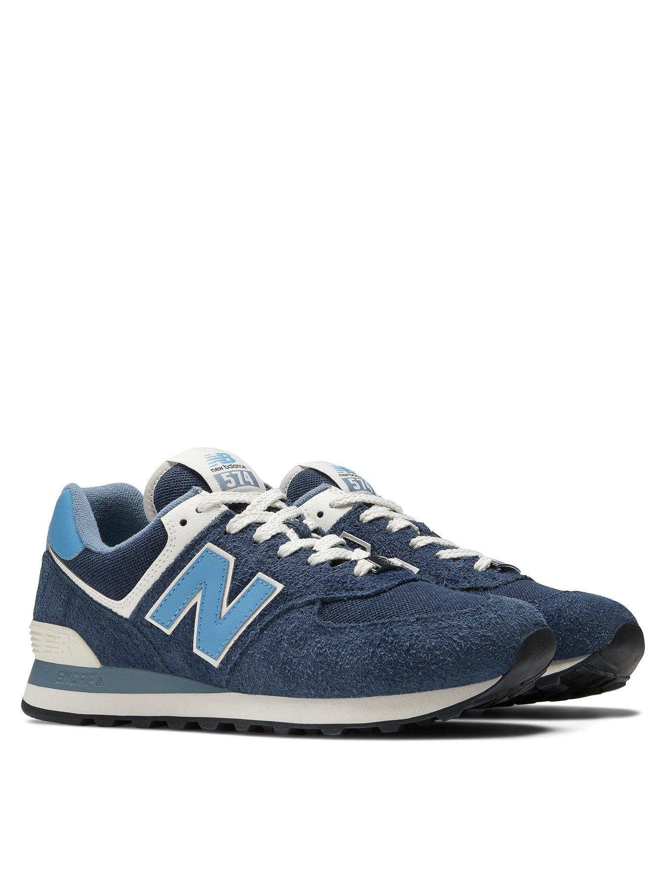 New balance store blue trainers