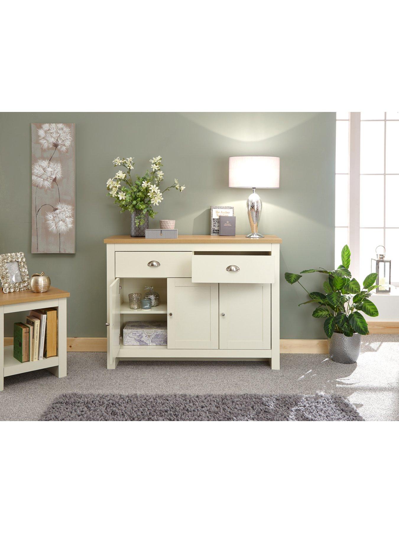  image of gfw-lancaster-3nbspdoor-2-drawer-sideboard-cream