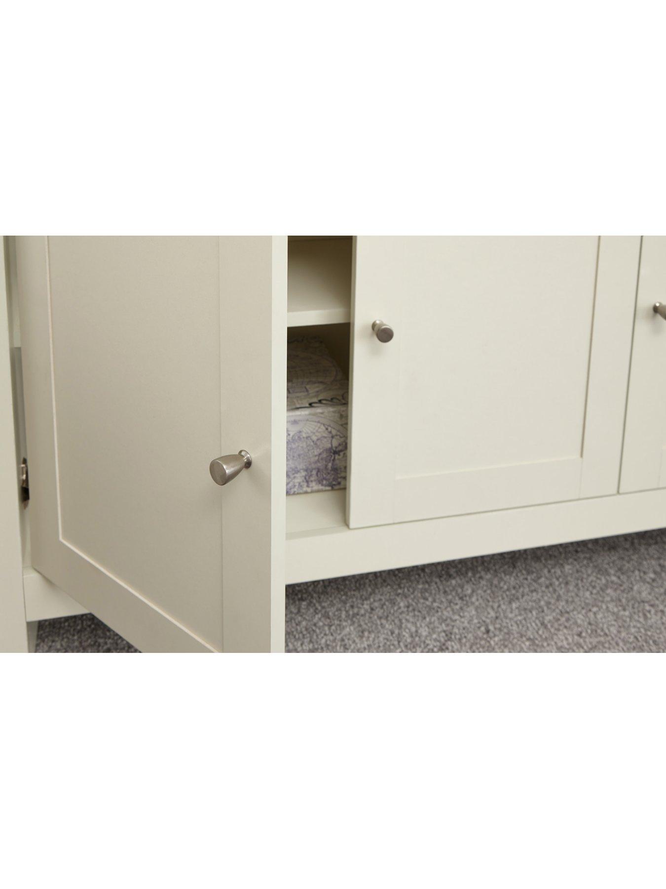  image of gfw-lancaster-3nbspdoor-2-drawer-sideboard-cream