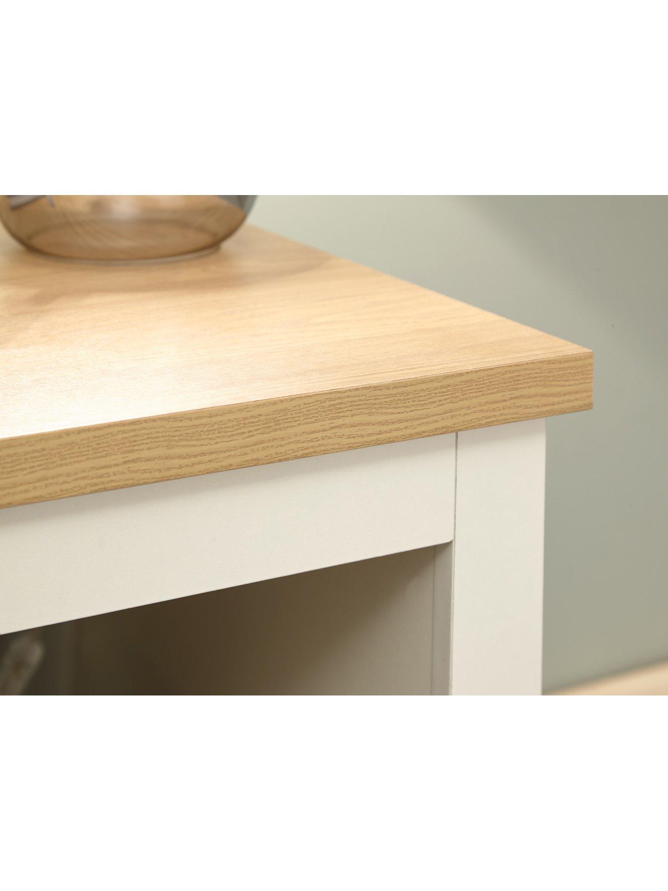  image of gfw-lancaster-side-table-with-shelf-cream