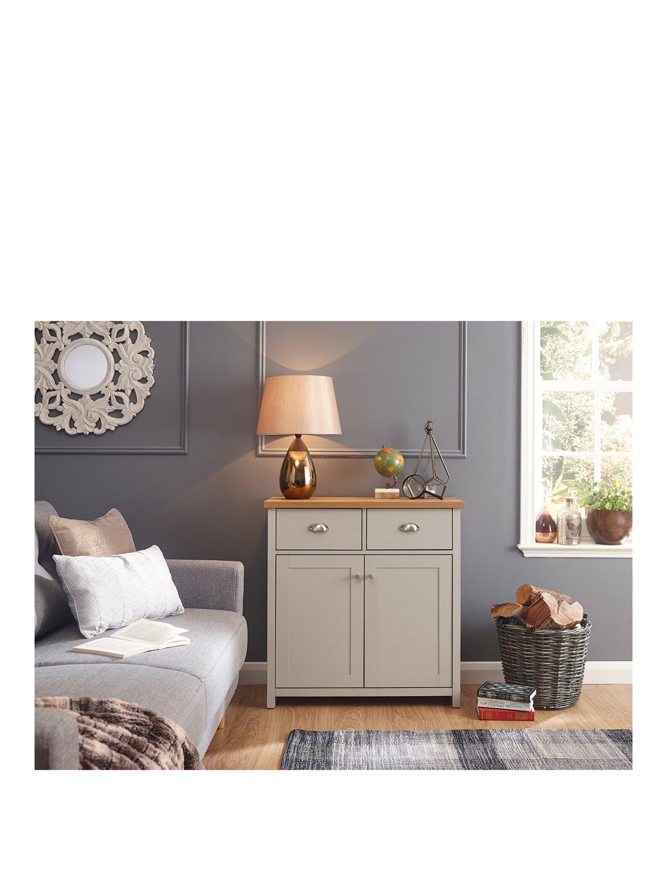 stillFront image of gfw-lancaster-2-door-2-drawer-sideboard-grey