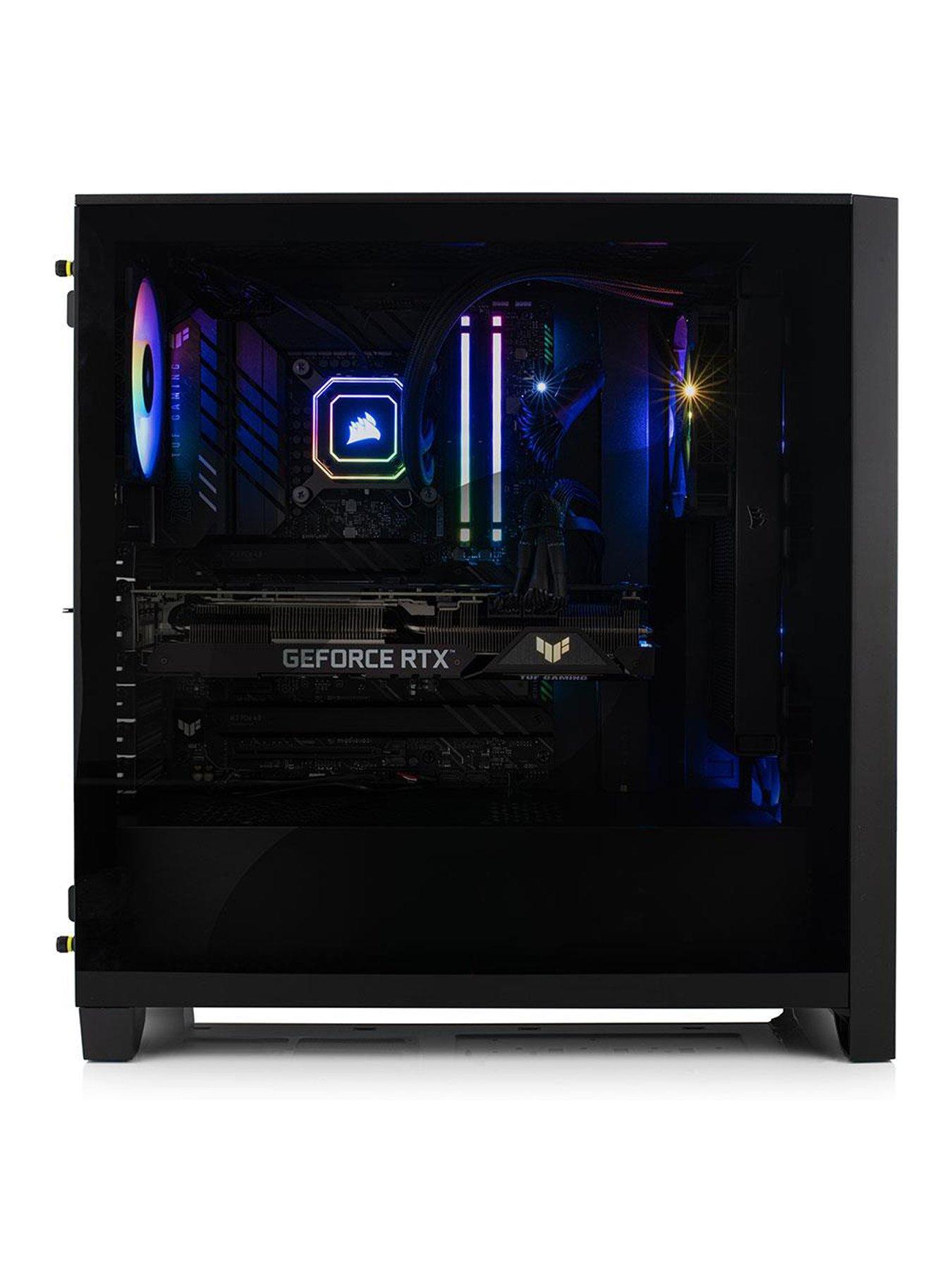  image of stormforce-pc-gaming-desktop--nbsprtx-4070-tinbspamd-ryzen-5-7600xnbsp32gb-ram-1tb-ssd