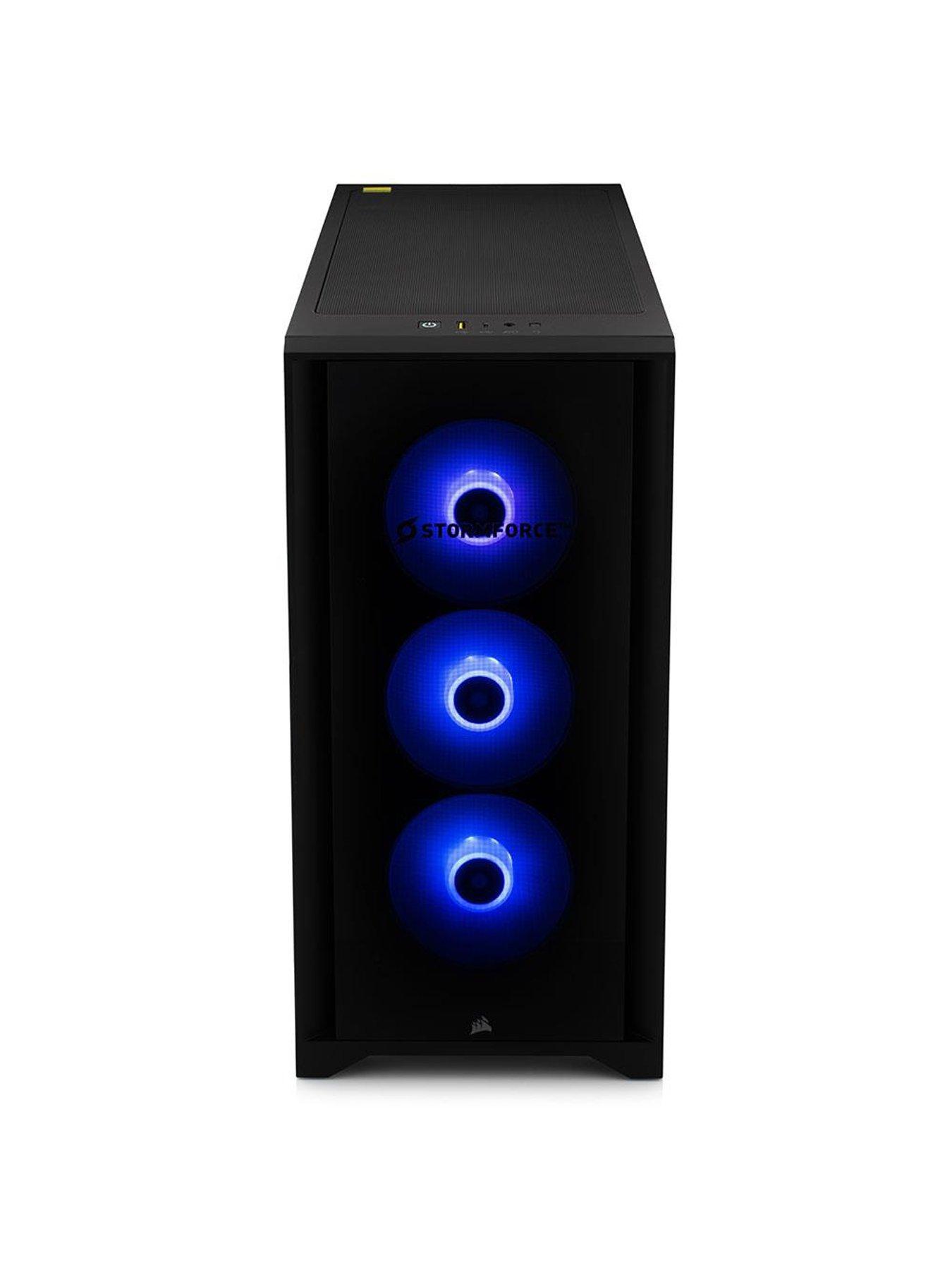  image of stormforce-pc-gaming-desktop--nbsprtx-4070-tinbspamd-ryzen-5-7600xnbsp32gb-ram-1tb-ssd