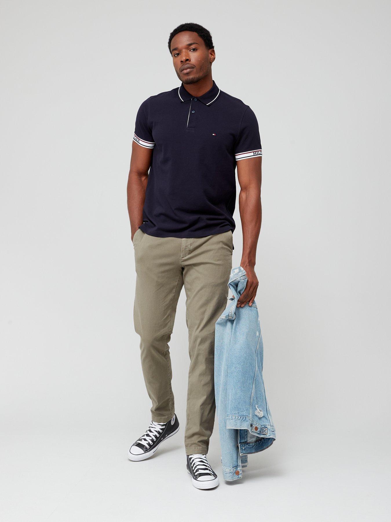 navy blue tommy hilfiger polo