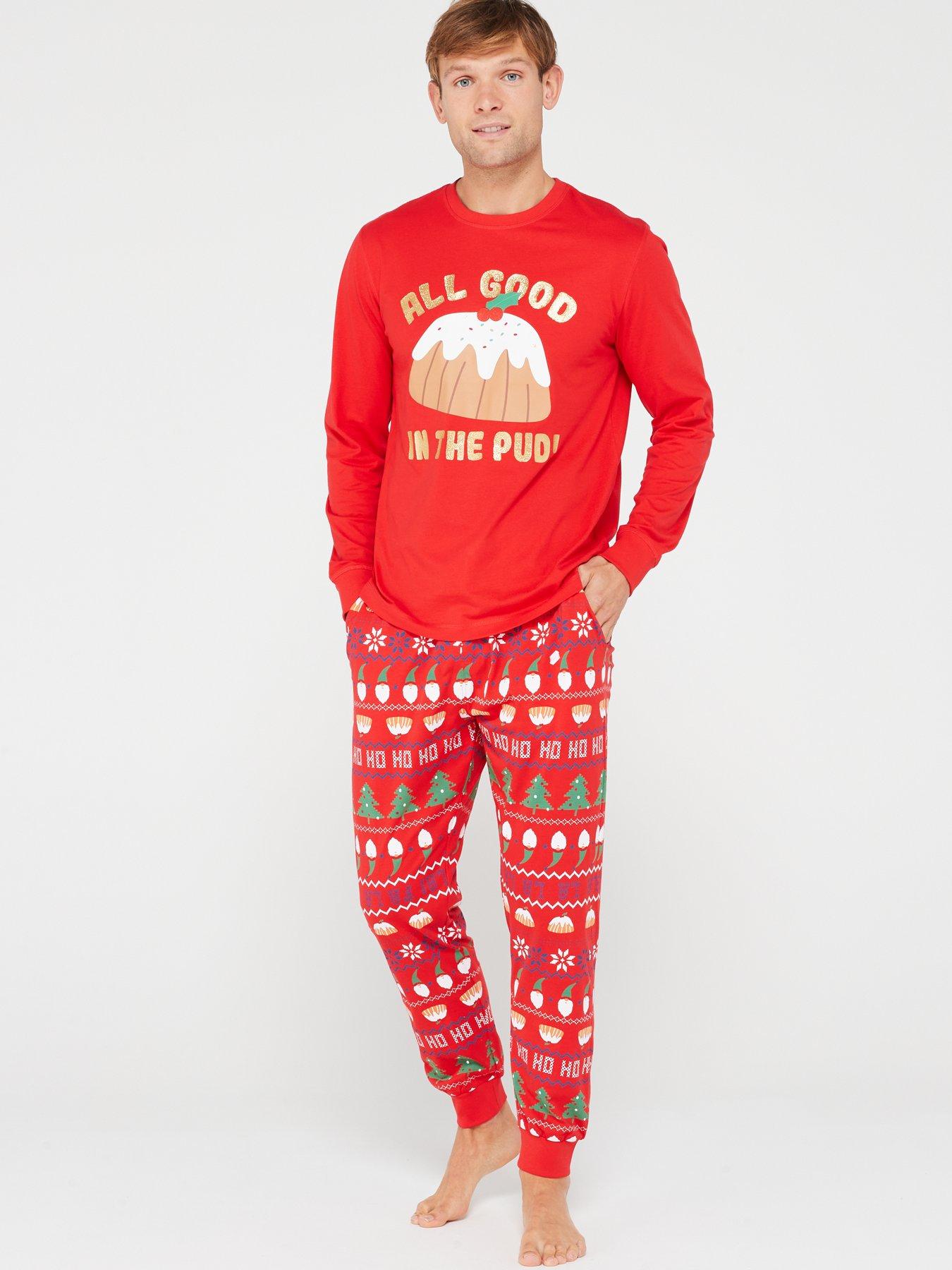 Christmas pudding family discount pyjamas