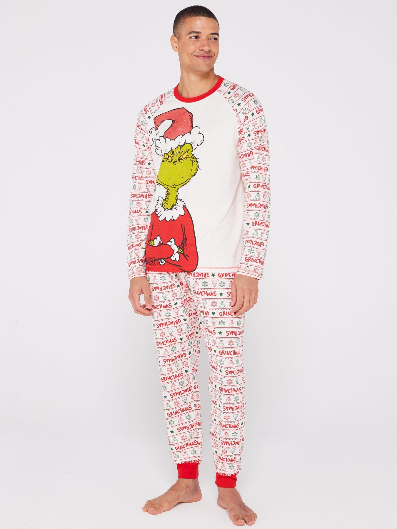 Mens grinch pajamas discount 3xl