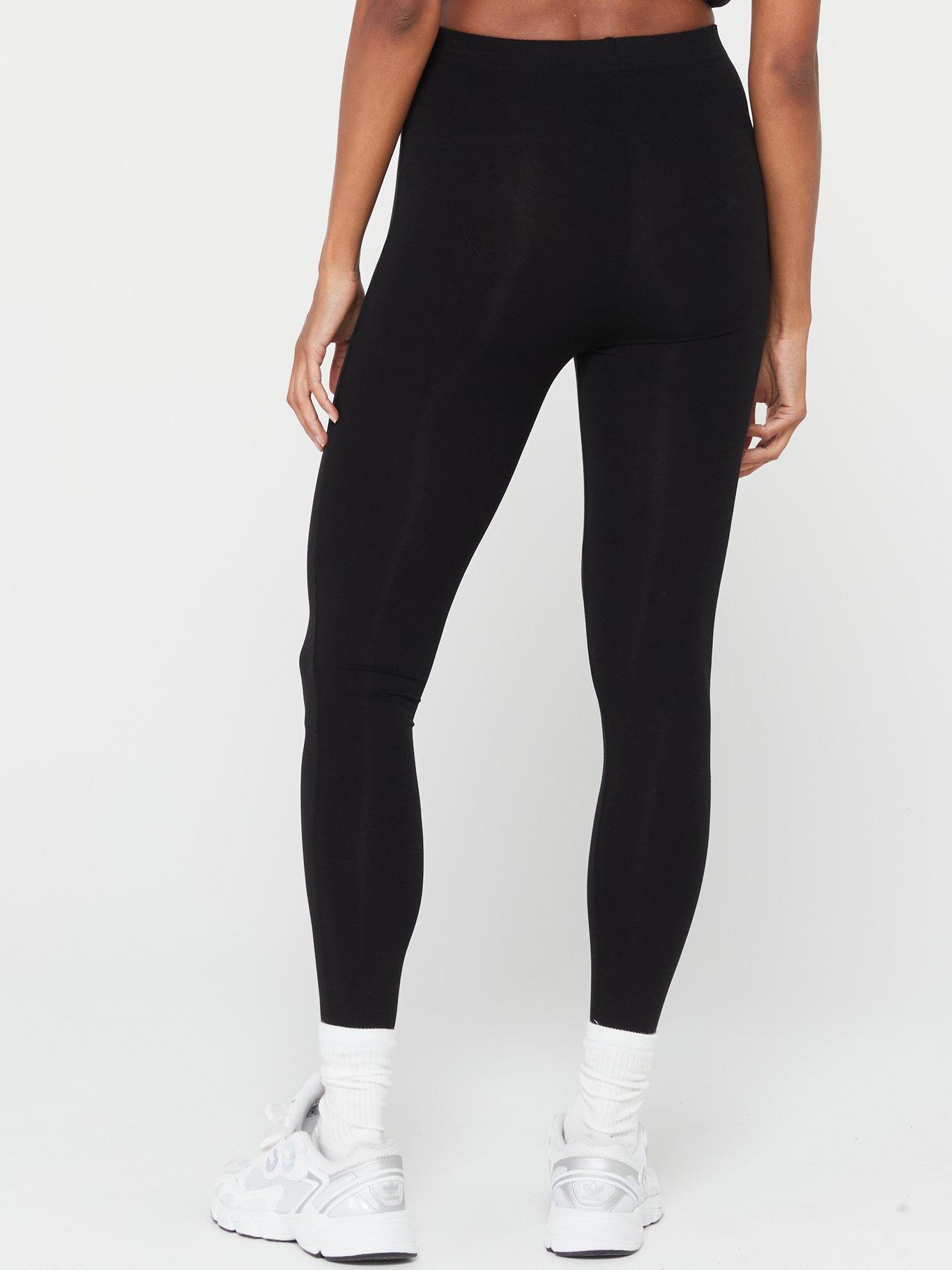  image of v-by-very-the-essential-high-waist-leggingnbsp--black
