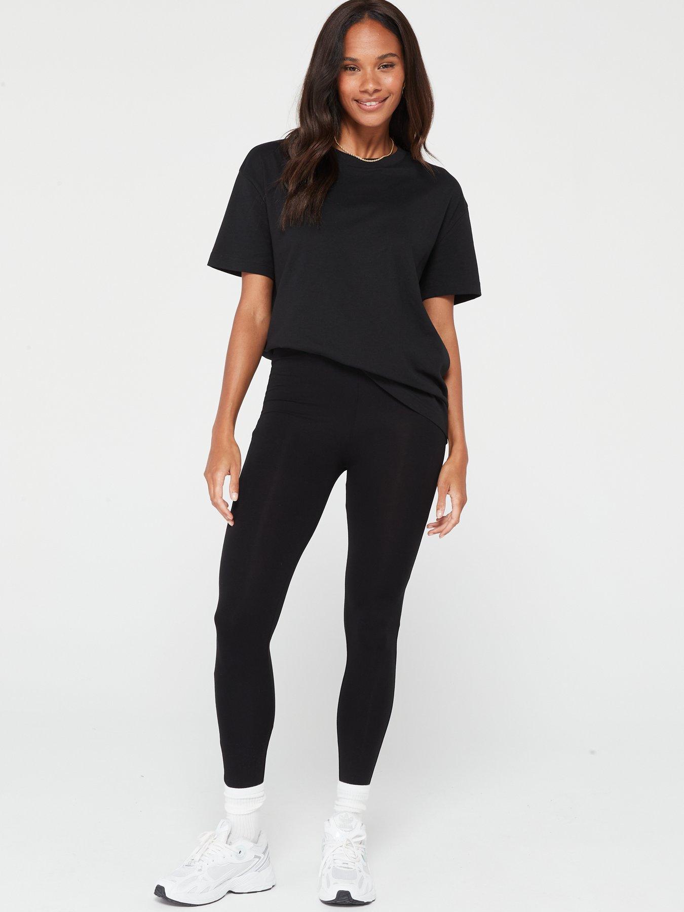 Image 4 of 6 of V by Very The Essential High Waist Legging&nbsp;- Black