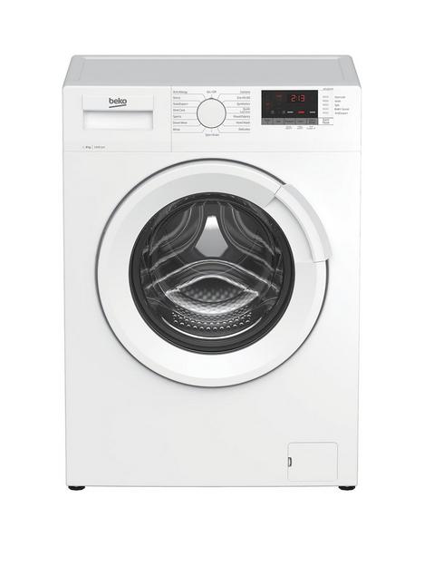 beko-wtl84151w-8kg-load-1400-spin-recycledtub-washing-machine-white