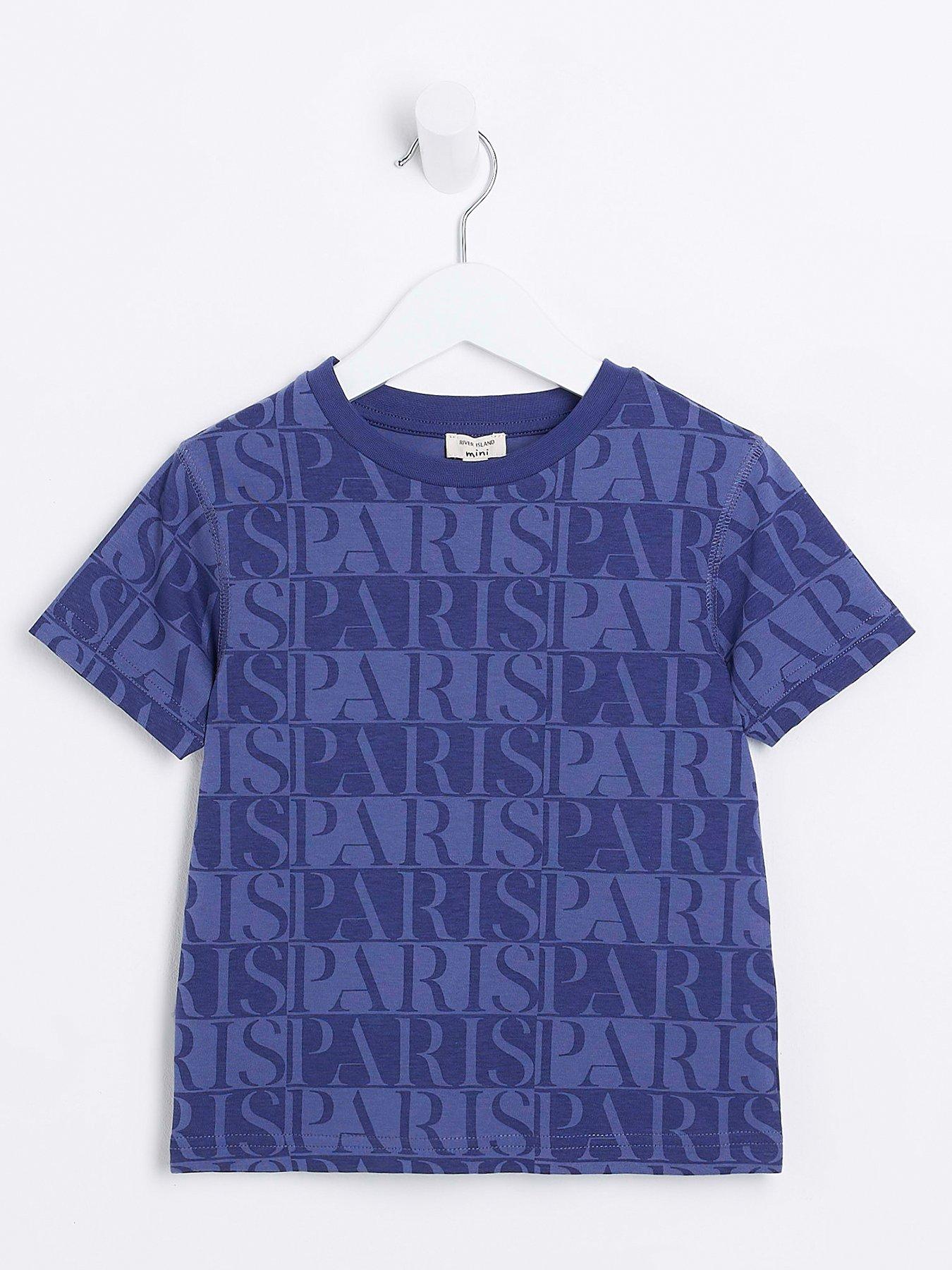 river island slogan t shirt